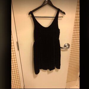 Jill Jill Stuart Purple Babydoll Mini Dress Velvet Sz 8
